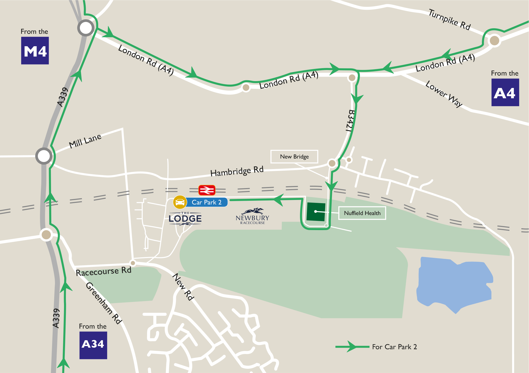 The Lodge Car Parking Map